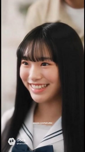 AI-110【ベリーショートにしてください】High school girl long to undercut pixie haircut #断髪 #刈り上げ #haircut バッサリベリーショート