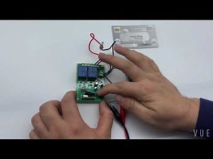 Scimagic SMG-802 12V DC 2CH remote control receiver 433.92mhz programming