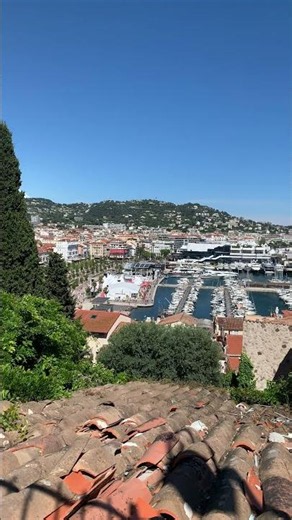 Views of the Harbor of the City of Cannes, France