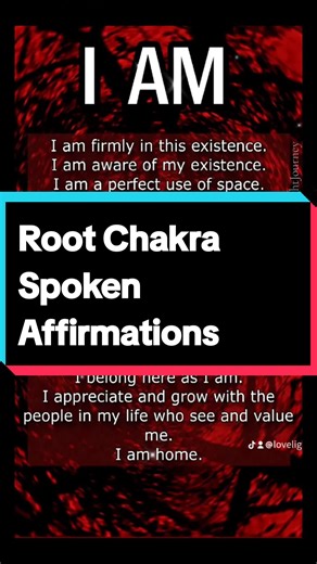 Root Chakra Spoken Affirmations for Grounding - Be Here ❤️🙏🏼🌟 #RootChakra #RootChakraHealing #Grounding #GroundingRoots #Stabilize #Center #Mindfulness #Chakras #Chakra #ChakraHealing #Affirmations #Affirmation #Rooted #Earth #GuidedMeditation #PsychicReading #livestreaming #Spiritual #Love #Light #Growth #Healing #GodBless #LoveandLight #Psychic #Medium #fyp #fypシ#spiritualjourney #enlightenment #Universe #Namaste #truth #spiritualgifts #awakening #tips #psychicgrowth #LoveLightJourney #spir