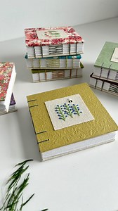 embroidered books are available on my etsy shop! 🪡🧵🌿 | The Ernie Studio