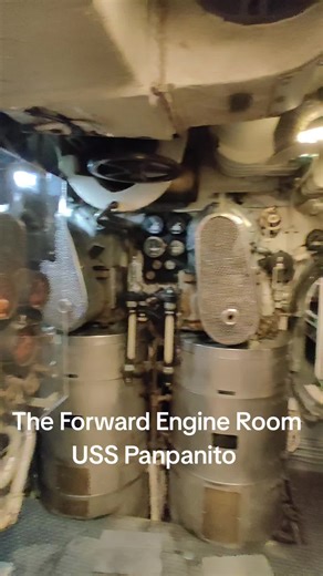 The Forward Engine Room - USS Panpanito #history #ww2 #navy #submarine #museum