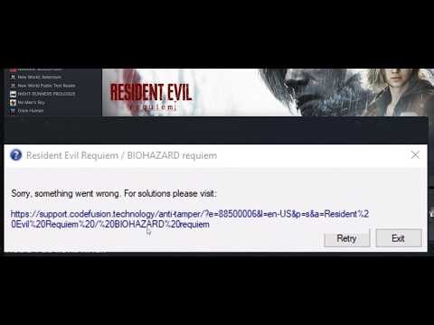 How To Fix Resident Evil Requiem Error Sorry Something Went On PC