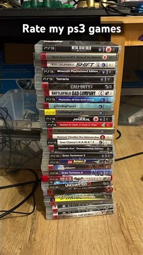 Rate my ps3 games