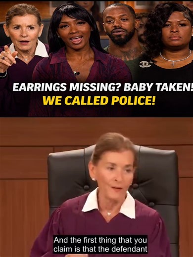 Judy justice new Case - Evil Grandma Sues Son-in-Law Over Baby_s Earrings_ Judge Judy and Final My Opinion. #judyjustice #JudgeJudy #justice #episodes #fyp