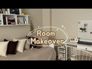 aesthetic & small room makeover ♡ | pinterest, korean-inspired 🧸✨