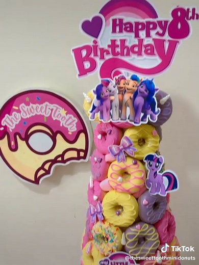 How to Create a Mini Donut Tower at Home