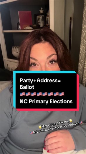 North Carolina is a CLOSED primary state — which means your party registration and your address determine your ballot. 🗳️ If you’re registered Democrat or Republican, you vote in your party’s primary. If you’re UNAFFILIATED? You can choose which party’s primary ballot you want (as long as that party allows it). Geography party registration = your ballot. Know before you go. #nc #stateoftheunion #northcarolina #government #usa