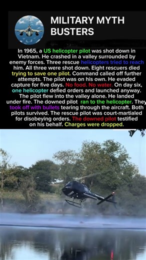 Vietnam 1965: 3 Rescue Helos Shot Down – 8 Died Saving 1 Pilot