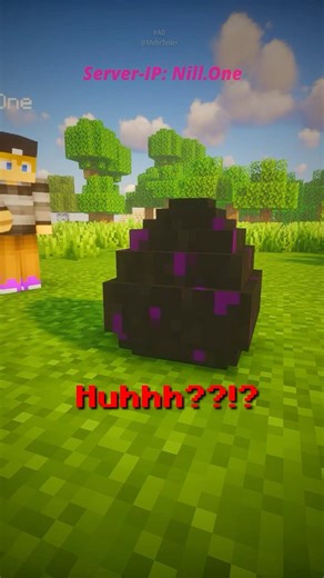 How to harvest a dragon egg by hand? #minecraft #german #shorts #ad #multipart