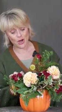 it's Pumpkin time 🎃, watch the full tutorial #flowers #florist