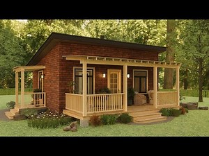 Charming 7x8m Tiny Cottage House | Smart Layout, Cozy Design & Affordable Build