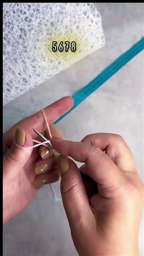 Never Run Out of Yarn Again 🧶 How to Cast on Many Stitches #knitting #shorts