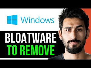[EASY] WHAT BLOATWARE TO REMOVE from WINDOWS 11 (FULL GUIDE) [2024]