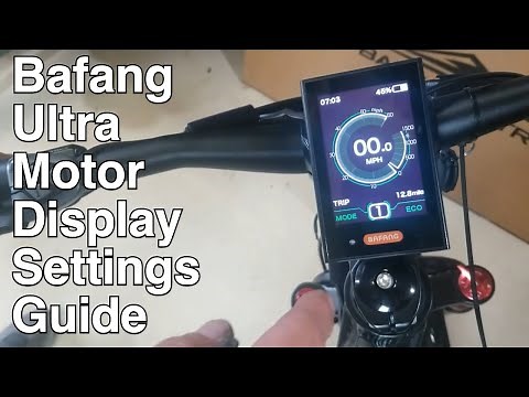 E-Bike Bafang Ultra Motor Display Tricks You Need to See!