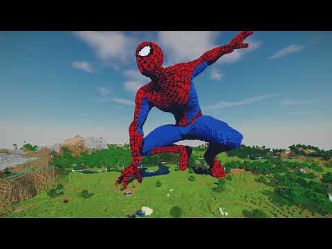 Minecraft Spider Man Build - Download Link in Description