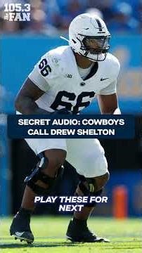 Secret audio: Jerry Jones tells Drew Shelton he's a Dallas Cowboy