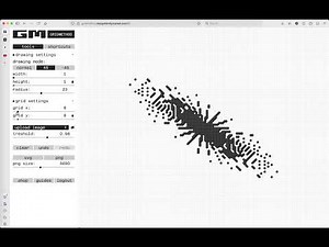 Grid Method Tool - Rounded Pixel to Vector SVG. Background Image