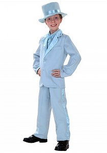 Blue Tuxedo Kid's Costume | Movie Costumes