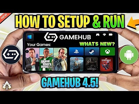 NEW 🔥 GAMEHUB EMULATOR ANDROID 4.5 - SETUP/BEST SETTINGS & GAMEPLAY | BEST WINDOWS EMULATOR!