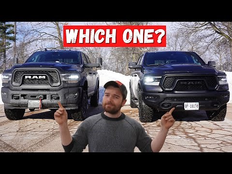 RAM 1500 Rebel vs RAM 2500 Power Wagon | Which 4WD Off-Road Truck Is Best For YOU??