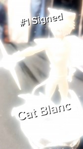 First signed Cat Blanc 🙀 | Bryce Papenbrook