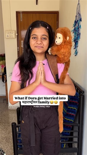 विद्या..🌻🌙 on Instagram: "आंधळी डोरा❤️😂🤣 (Comedy,funny,dora,cartoon,marathi,family,marriage,pogo,marathi family) #comedy #dora #desifamily #marathi #funny"