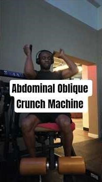 Abdominal Oblique Crunch Machine