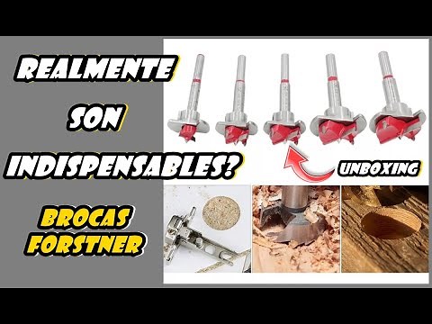 BROCAS FORSTNER en la Carpinteria /Su importancia/ Como usarlas /Unboxing