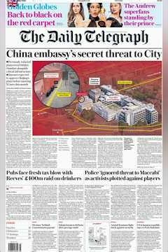 🇬🇧 260113 UK Newspaper's Front Pages #UKNews 🇬🇧 #FrontPage 📃#Newspapers 🗞️#BreakingNews 📰