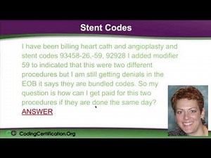 Stent Codes Medical Coding Training