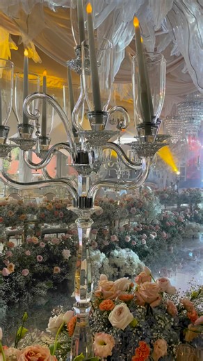 8.1K views · 37 reactions | This Dream-like setting is made possible by star stylist Events by Dave Sandoval. He used a mix of fresh and satin blooms, with delicately detailed crystalware. Allow us to help you achieve the wedding of your dreams! Talk to us today and know more about our exclusive deals and offers. Venue offers start at Pho150K. Call 09178703838 | Brittany Palazzo | Facebook