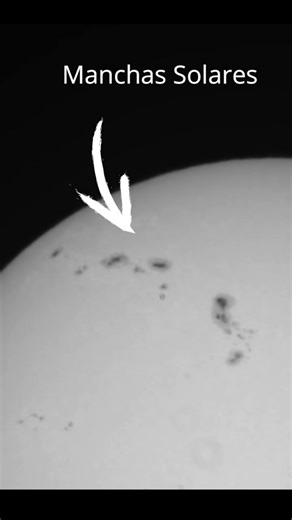 Manchas solares #sunspots #telescope