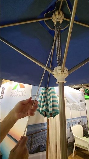 Parasol Marina carré 2x2m de chez Scolaro (Parasol Pro)
