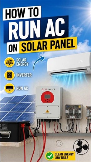 How To Run AC On Solar Panel