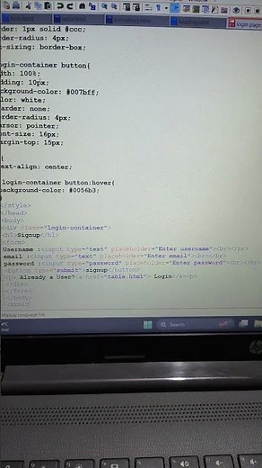 How to Create a Responsive Registration Form Using HTML & CSS | SignUp form using HTML & CSS |