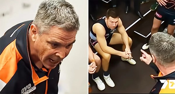 Toby Greene breaks silence over extraordinary footage of GWS captain and coach