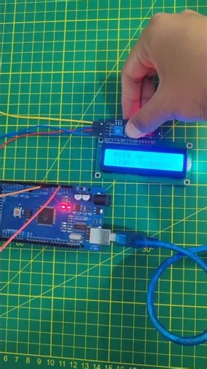 Escribir en pantalla LED :D#arduino #lcd #modulo