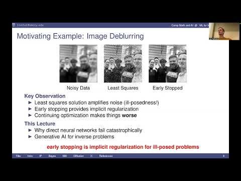 Lecture 9: Machine Learning for Inverse Problems