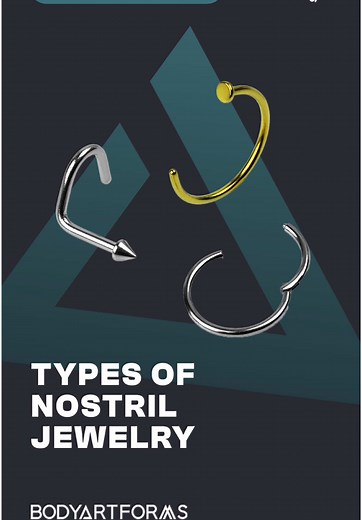 Nostril Piercing Jewelry Options Explained