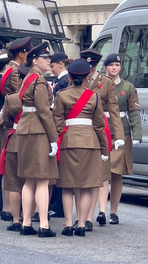 "Inside the Preparations: Behind the Scenes of Remembrance Day 2025 at Whitehall, Cenotaph,London #fbviralpost2025シ #remembranceday2025 #reelsviralシfb #cenotath # | Majestic Royal kings Guards