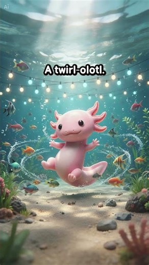 What Do You Call a Dancing Axolotl? 😂 - Animal Flow Factory