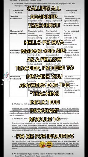TEACHER INDUCTION PROGRAM MODULES 1-6 (2022) EDITABLE FILE