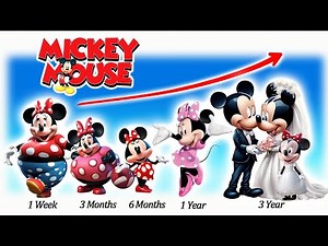 From Fat to Muscle: Mickey Mouse Growing Up Transformation I Poppy Bo