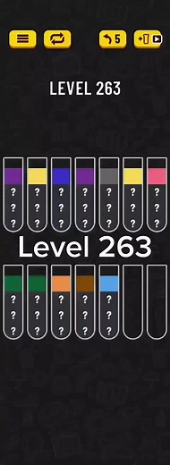 Desafío de agua y nueces: Puzzle nivel 263