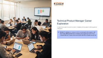 Technical Product Manager Career Exploration | Career Overview PowerPoint Lesson