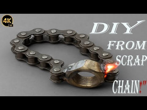Turning Old Motorbike Chains Into a Useful Tool – Simple Welding Project