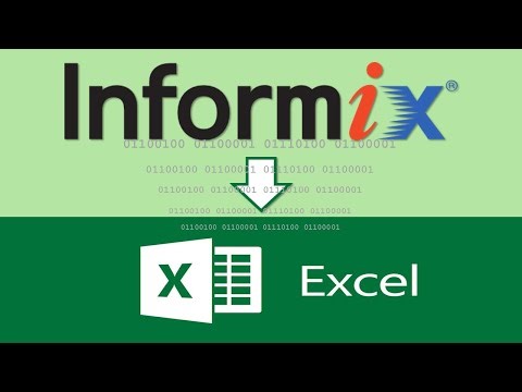 Extract Informix data to Excel using Informix ODBC on Windows.