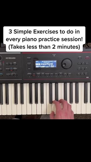 Do this in every single key both major and minor! It is so fundamental to learning theory and devoloping better dexterity and skill. #pianolesson #beginnerpianolessons #pianowarmup #pianoexercise #scalesandarpeggios #pianoscales