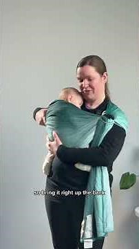 Ring Sling Carrier Demo with a Newborn #babywearingconsultant #babywearing